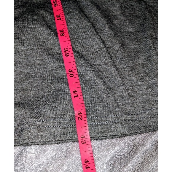 Sign Here Gray Midi Dress Patriotic American Flag Sleeves Women's Size L NWOT - Picture 8 of 9